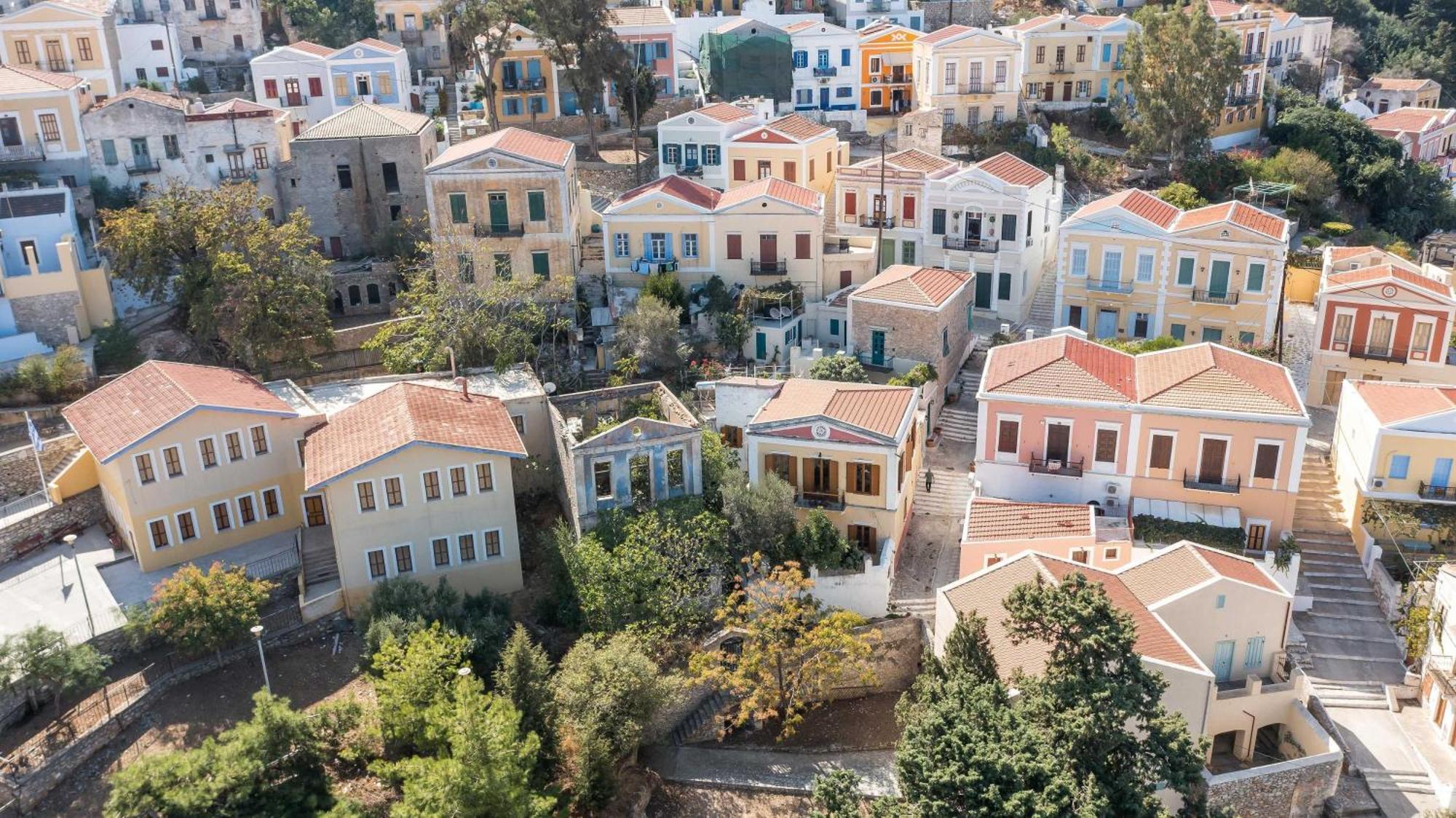 Galini Kali Strata Villa Szími Kültér fotó